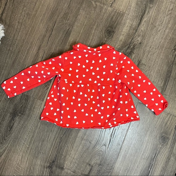 Carters red button jacket for girls 3T - Picture 4 of 4